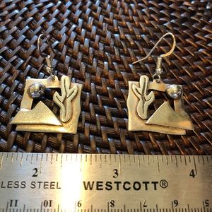 Sterling southwest desert earrings